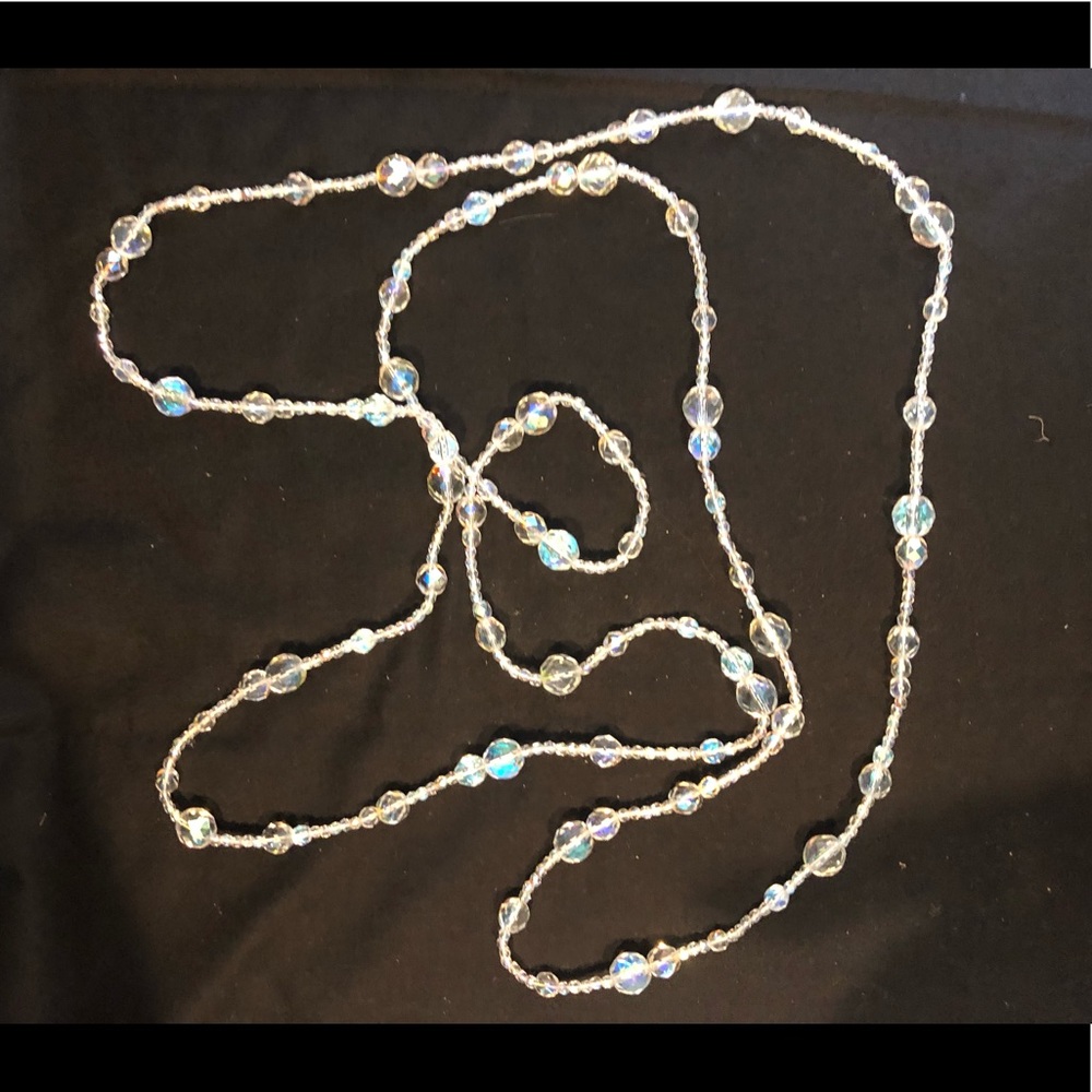 Long bead necklace